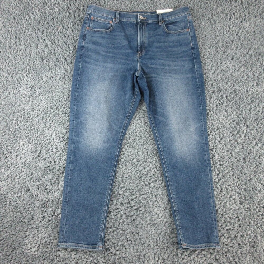 American Eagle Women's Blue 90s Slim Fit Jeans